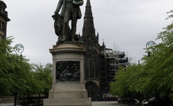 Glasgow - pomník Davida Livingstone