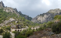 cestou z východu na západ Korsiky