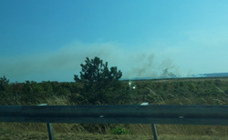 Požáry v okolí Zadaru