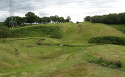 Falkirk  - Antoniův val a římská pevnost