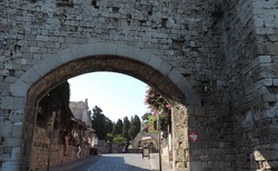 Rhodos - Old Town - brána Virgin Marys