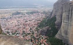 Pohled na Kambaku z Agios Trias