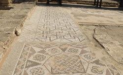 Paphos - archeologické místo - mozaiky - dům Orphea a Thesea