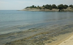 Pláž poblíž Neos Marmaras
