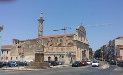 Sassari - Collona a Chiesa di saint Antonio Abate