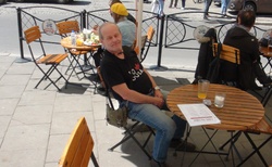 Krakov - Kazimierz - Pedro v Cafe Mlynek - Plac Wolnica