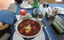 Maďarsko - Hevíz - oběd v restauraci Rosgelato